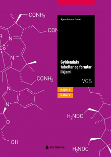 Gyldendals tabellar og formlar i kjemi av Bjørn-Gunnar Steen (Heftet)