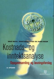 Kostnads- og inntektsanalyse av Knut Boye, Terje Heskestad og Eirik Holm (Heftet)